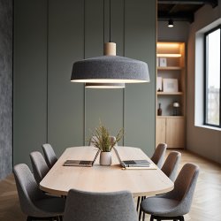 Felta Pendel filtlampe, grå