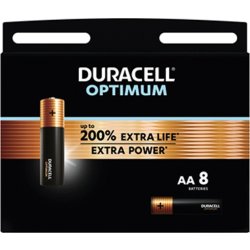 Duracell Optimum AA-batteri, 12 st