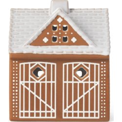 Kähler Gingerbread Lyshus Julestald H11,5 cm