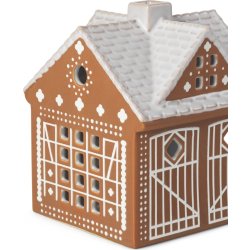 Kähler Gingerbread Lyshus Julestald H11,5 cm