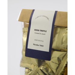 Nicolas Vahé Kakaotrøffel, karamel, knas, 110g