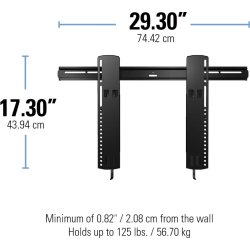 Sanus Superslim Vægbeslag, sort
