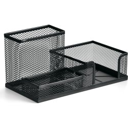 Office MESH Penne- og notesholder | Sort