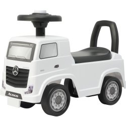 Gåbil Mercedes Actros lastbil til børn, hvid