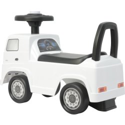 Gåbil Mercedes Actros lastbil til børn, hvid