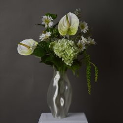Aura Copenhagen Buket 8 stilke, varm hvid