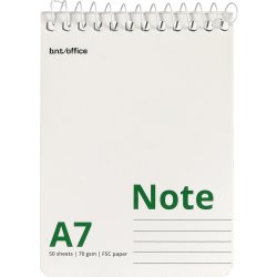 Office Spiralblok | A7 | Linjeret