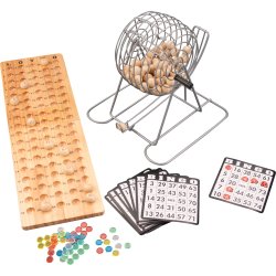 Bingo Tromle ø18 cm inkl. 90 numre