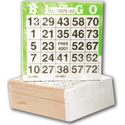 Bingo Plader 0-90, 500 stk.
