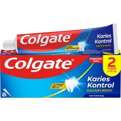Colgate Tandpasta | Karies Kontrol | 2x75 ml