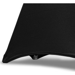 Park dug t/rundt bord Ø80-110 cm, sort