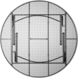 Park klapbord Ø180xH74 cm