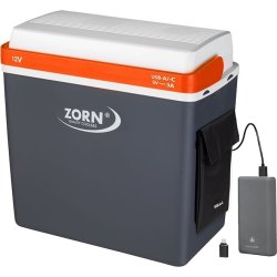 Zorn 12V elektrisk køleboks med USB A+C, 21L