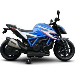 Elbil KTM X12 motorcykel til børn, 2x12V, blå