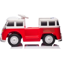 Elbil VW T1 børnebil, 12V, rød