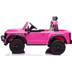 Elbil Ford Duty F450 børnebil, 4x24V, Pink
