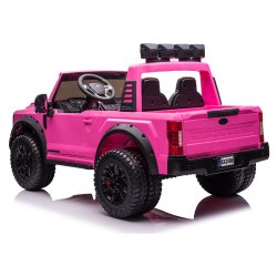Elbil Ford Duty F450 børnebil, 4x24V, Pink