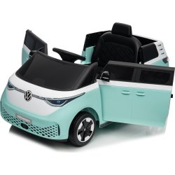 Elbil VW ID Buzz, 24V, lyseblå