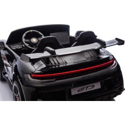 Elbil Porsche Spyder 911 GT3 børnebil, sort