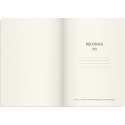 Burde Deluxe Notesbog | A6 | Linj. | Brown