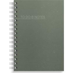 Burde Notesbog | Notebook & To Do's | A5 | Grøn