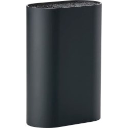Zone Singles Knivblok, 17 x 9 x 24cm, sort