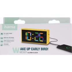 Hama Digital Vækkeur "Ibiza" Flerfarvet Display