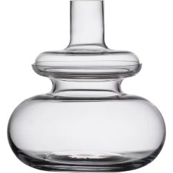 Zone Inu Vase, 23 x 25cm, ren transperant
