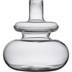 Zone Inu Vase, 31,7 x 33cm, ren transperant