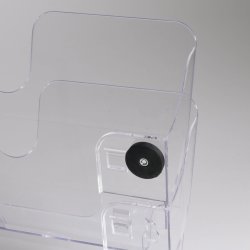 Durable FP Brochureholder | 2xA4 tvær| Magn.| Klar