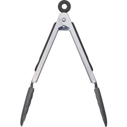 Westmark madtang med lås, 21 cm, stål/silikone
