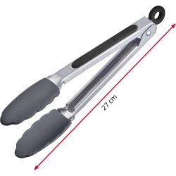 Westmark madtang med lås, 27 cm, stål/silikone
