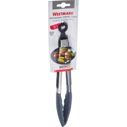 Westmark madtang med lås, 27 cm, stål/silikone