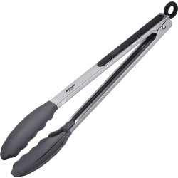 Westmark madtang med lås, 34 cm, stål/silikone
