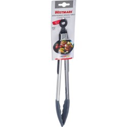 Westmark madtang med lås, 34 cm, stål/silikone