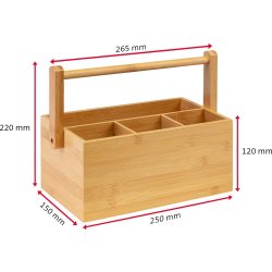 Westmark Bestikholder 4 rum, bambus