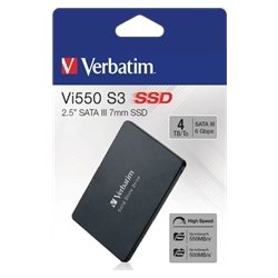 Verbatim Vi550 S3 SSD harddisk 2.5”  7mm 4TB