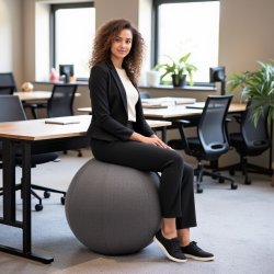 Lux balancebold 65 cm, Grå