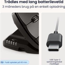 Contour Unimouse, venstre hånd, trådløs