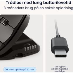 Contour Unimouse, højre hånd, trådløs