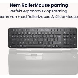 Contour Balance Wireless-PN Keyboard, sort