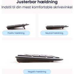 Contour Balance Wireless-PN Keyboard, sort