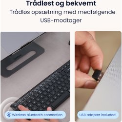 Contour Balance Wireless-PN Keyboard, sort