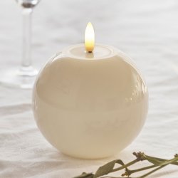 Sirius Sille Kugle LED, Ivory, Ø10 cm