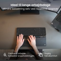 Contour RollerMouse Pro Trådløs Extended WR, læder