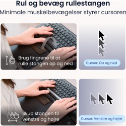 Contour RollerMouse Pro Wired Slim WR, vegan læder