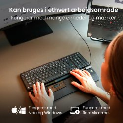 Contour RollerMouse Pro Wired Slim WR, vegan læder