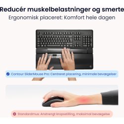 Contour SliderMouse Pro Wired Extended WR, læder