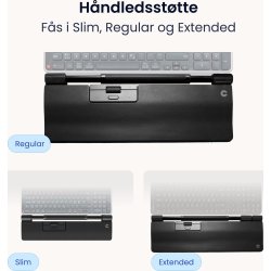 Contour SliderMouse Pro Trådløs Extended WR, læder