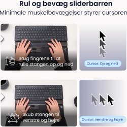 Contour SliderMouse Pro Trådløs Regular WR, læder